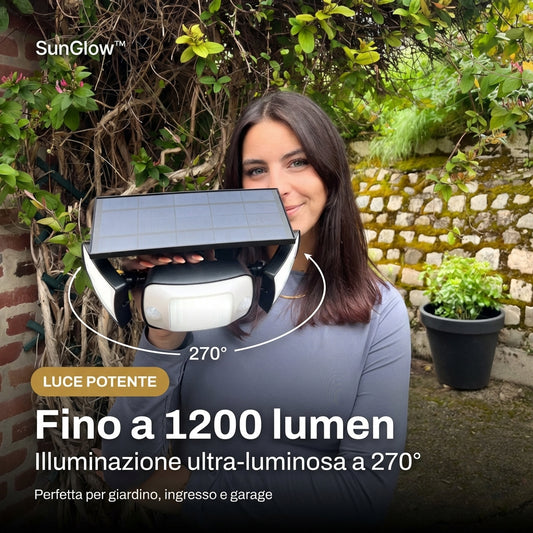SunGlow™ | Luce Solare da Esterno con Sensore di Movimento
