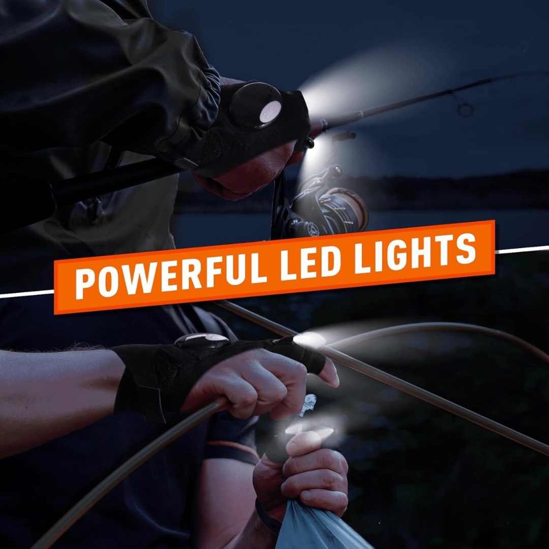 Guanti con Torcia LED (1 Paio)