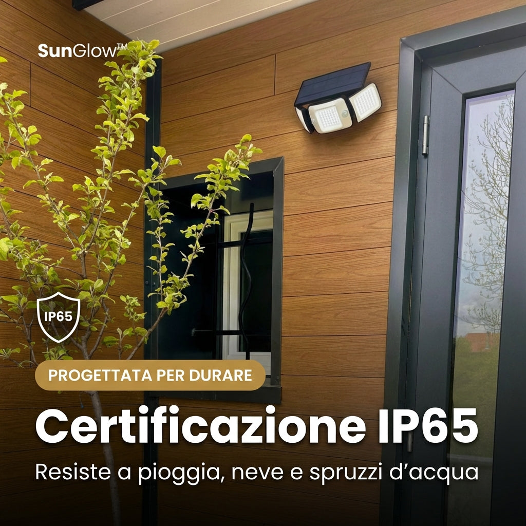 SunGlow™ | Luce Solare da Esterno con Sensore di Movimento