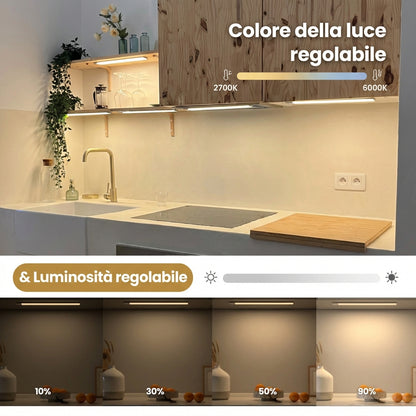 LumiBar™ 3.0 – Barra LED con sensore di movimento (ricaricabile)